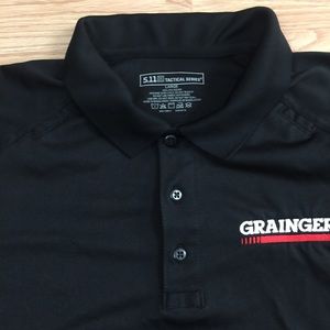 5.11 Tactical Black Polo Shirt Mens Large G46